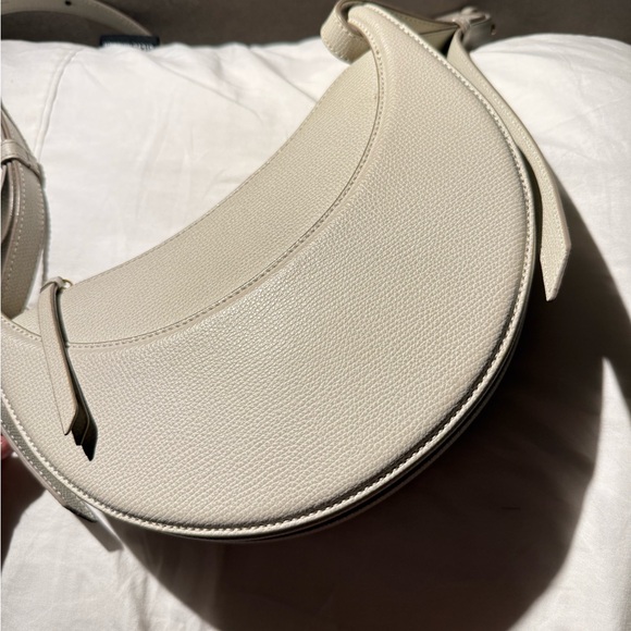 Polene Numero Dix Shoulder Bag - EDITION TEXTURED CHALK - Picture 6 of 10